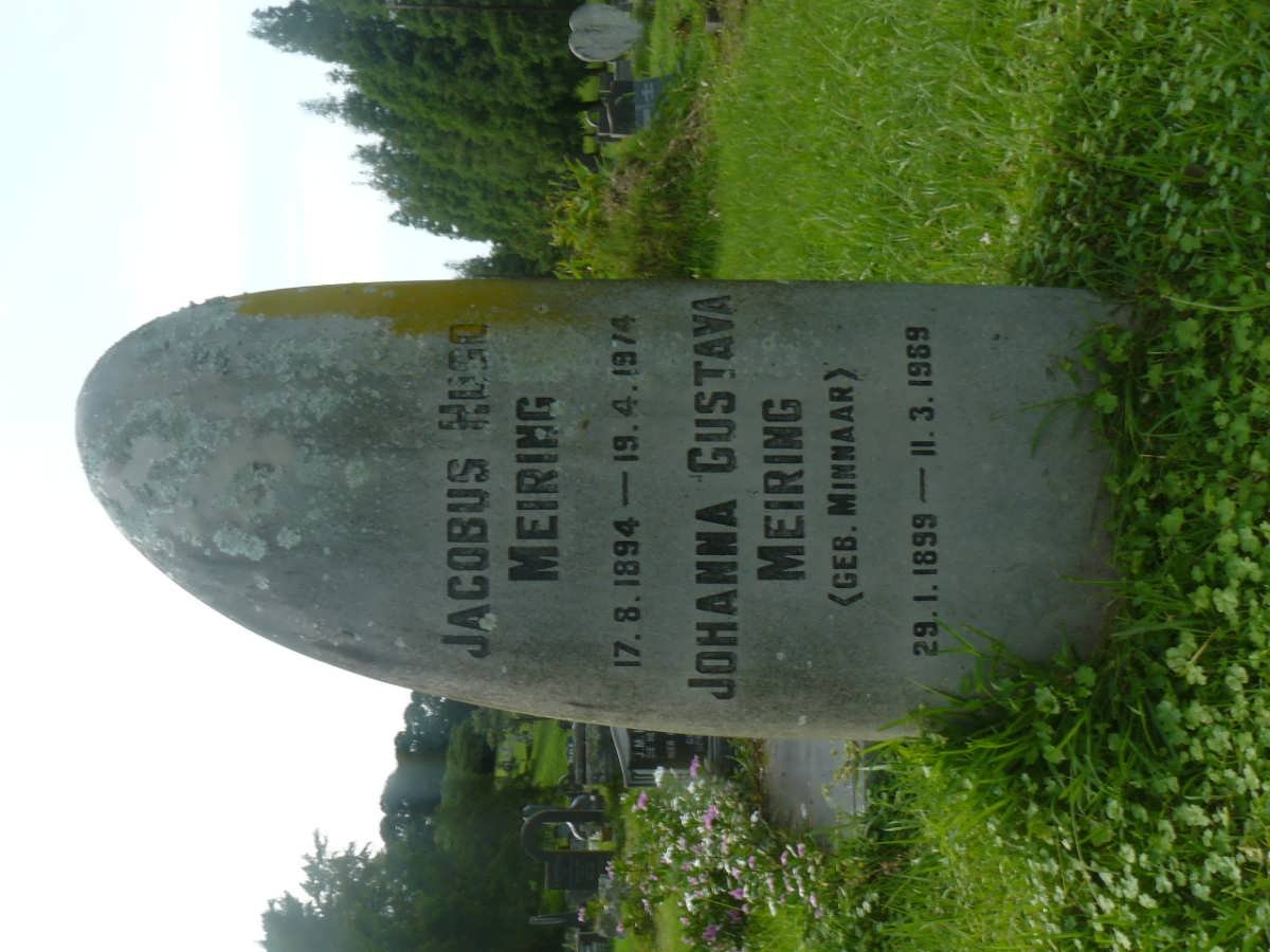 MEIRING Jacobus Hugo 1894-1974 &amp; Johanna Gustava MINNAAR 1899-1969