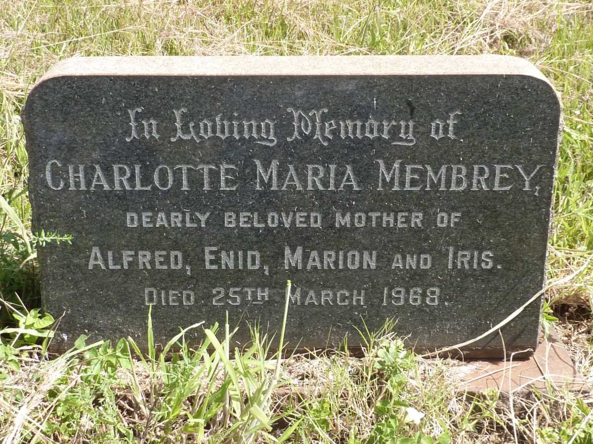 MEMBREY Charlotte Maria -1968