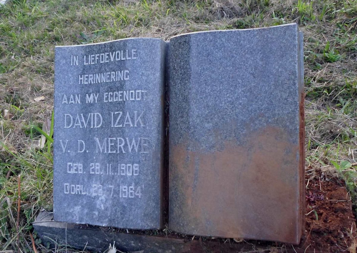 MERWE David Izak v.d., 1908-1964