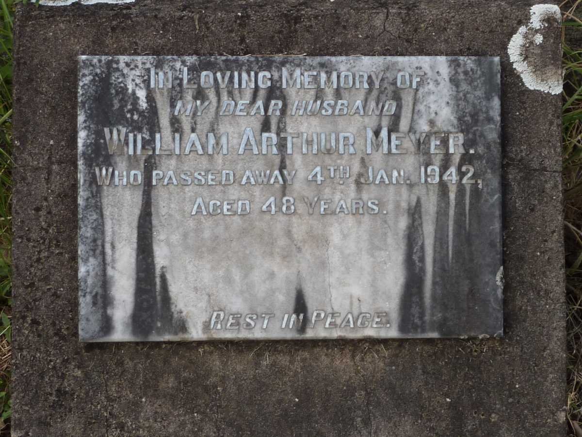 MEYER William Arthur -1942