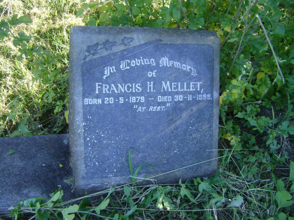 MELLET Francis H. 1879-1958