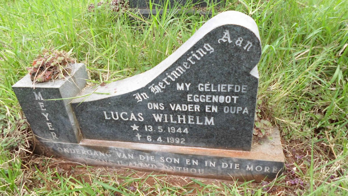MEYER Lucas Wilhelm 1944-1992