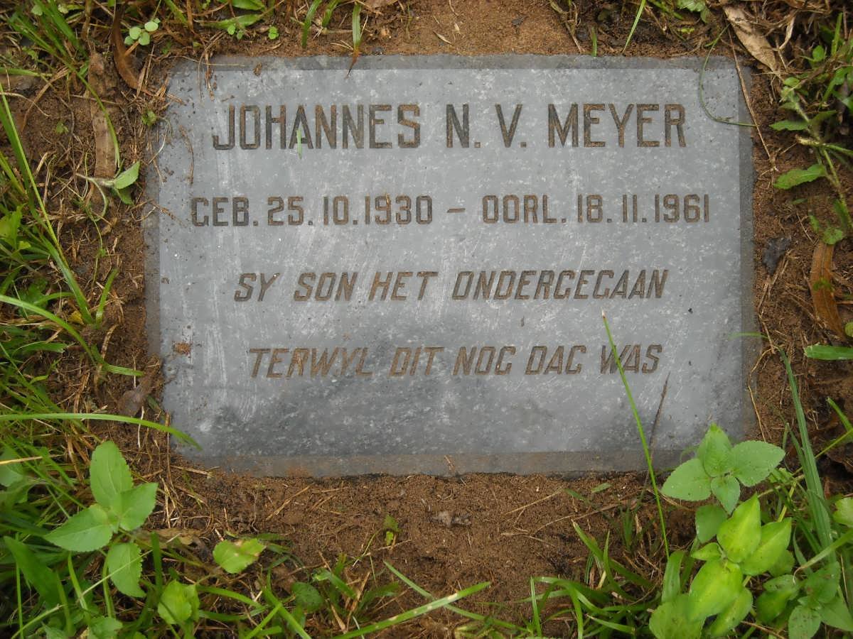MEYER Johannes N.V. 1930-1961