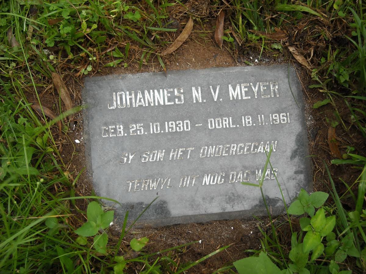 MEYER Johannes N.V. 1930-1961
