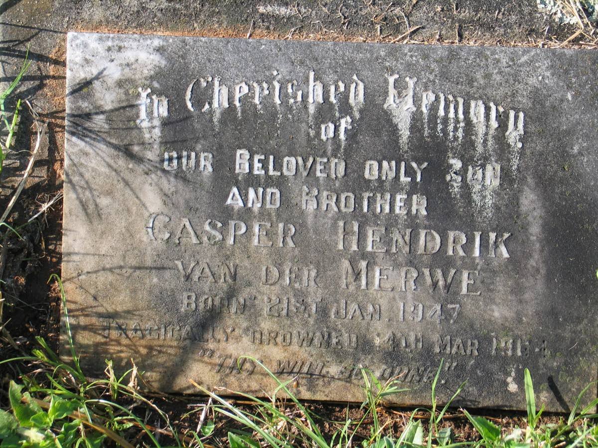 MERWE Casper Hendrik, van der -1967 &amp; Mary Jane -1967 :: van der MERWE Casper Hendrik 1947-1964