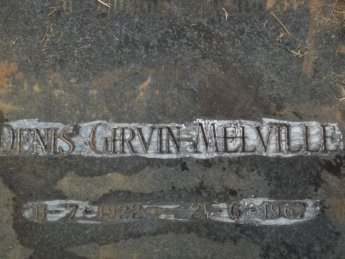 MELVILLE Denis Girvin 1922-1967