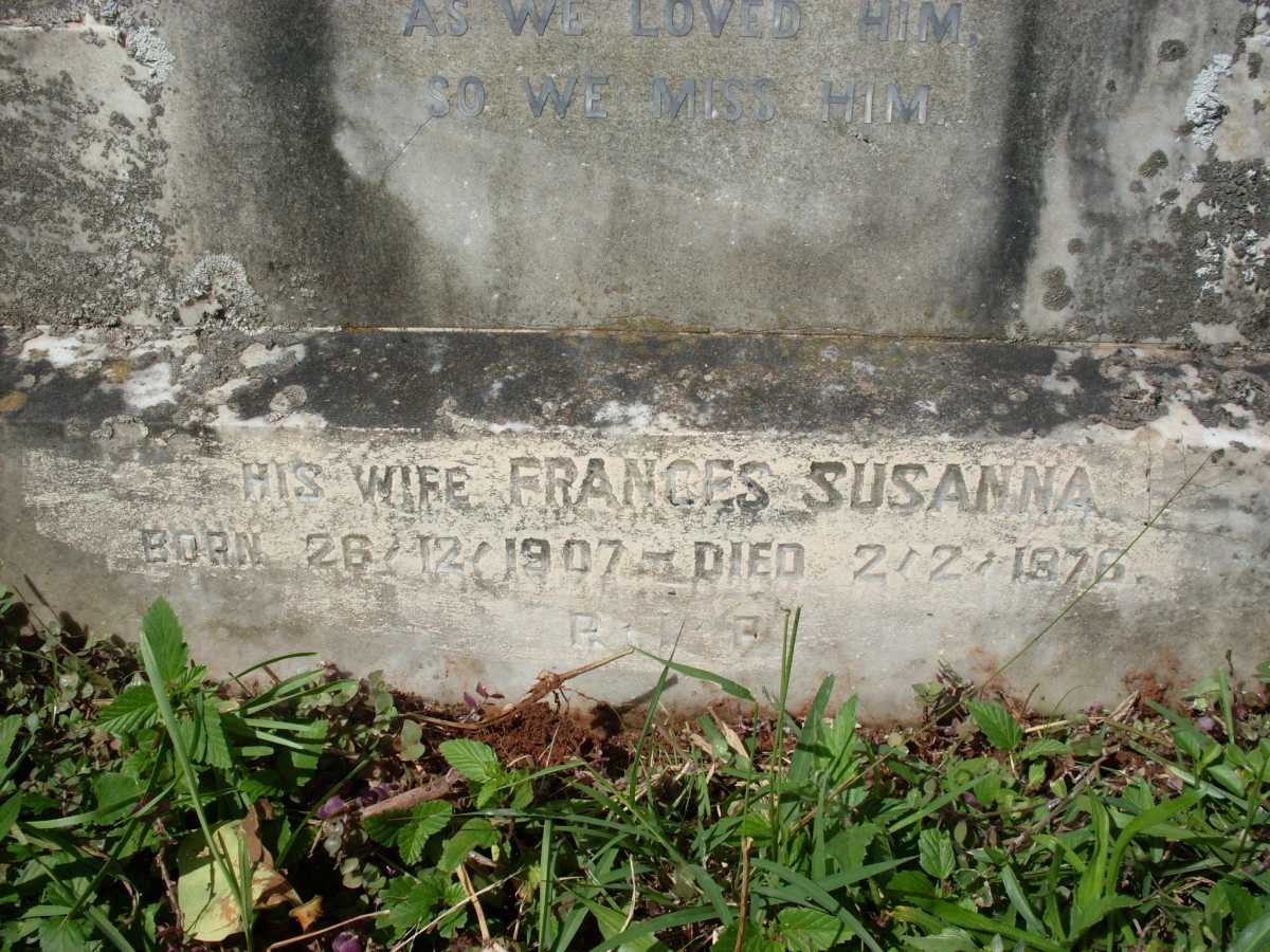 MERWE Albertus Phillipus, van der 1899-1938 &amp; Frances Susanna 1907-1976