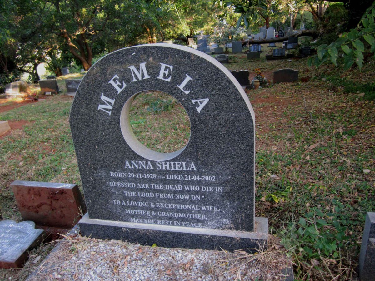 MEMELA Anna Shiela 1928-2002