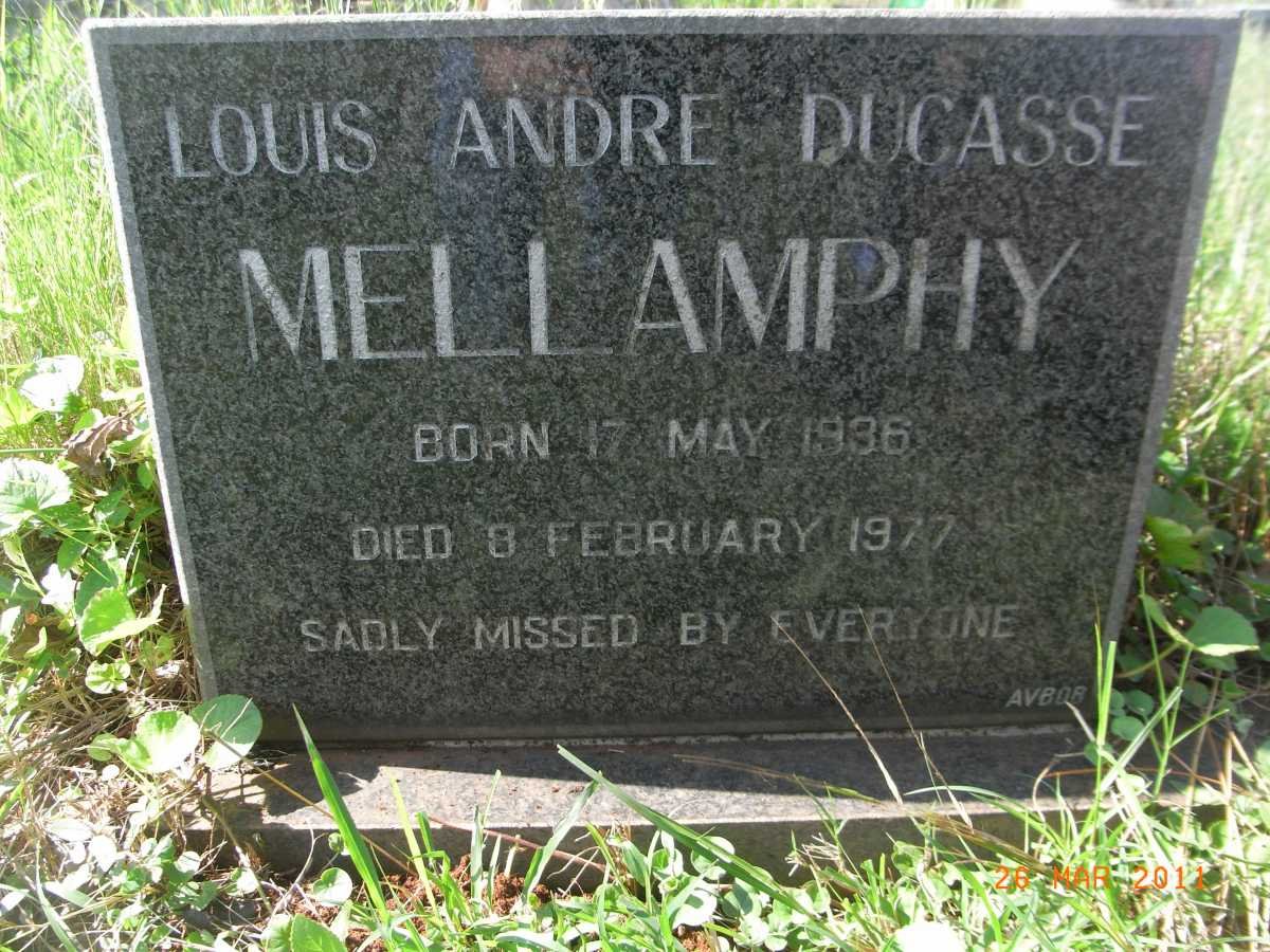 MELLAMPHY Louis Andre Ducasse 1936-1977