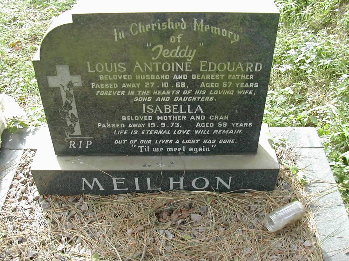 MEILHON Louis Antoine Edouard -1968 &amp; Isabella -1973