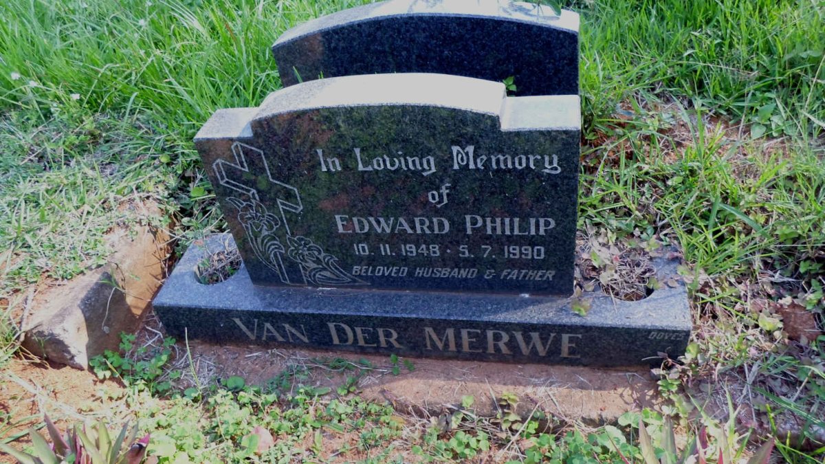 MERWE Edward Philip, van der 1948-1990