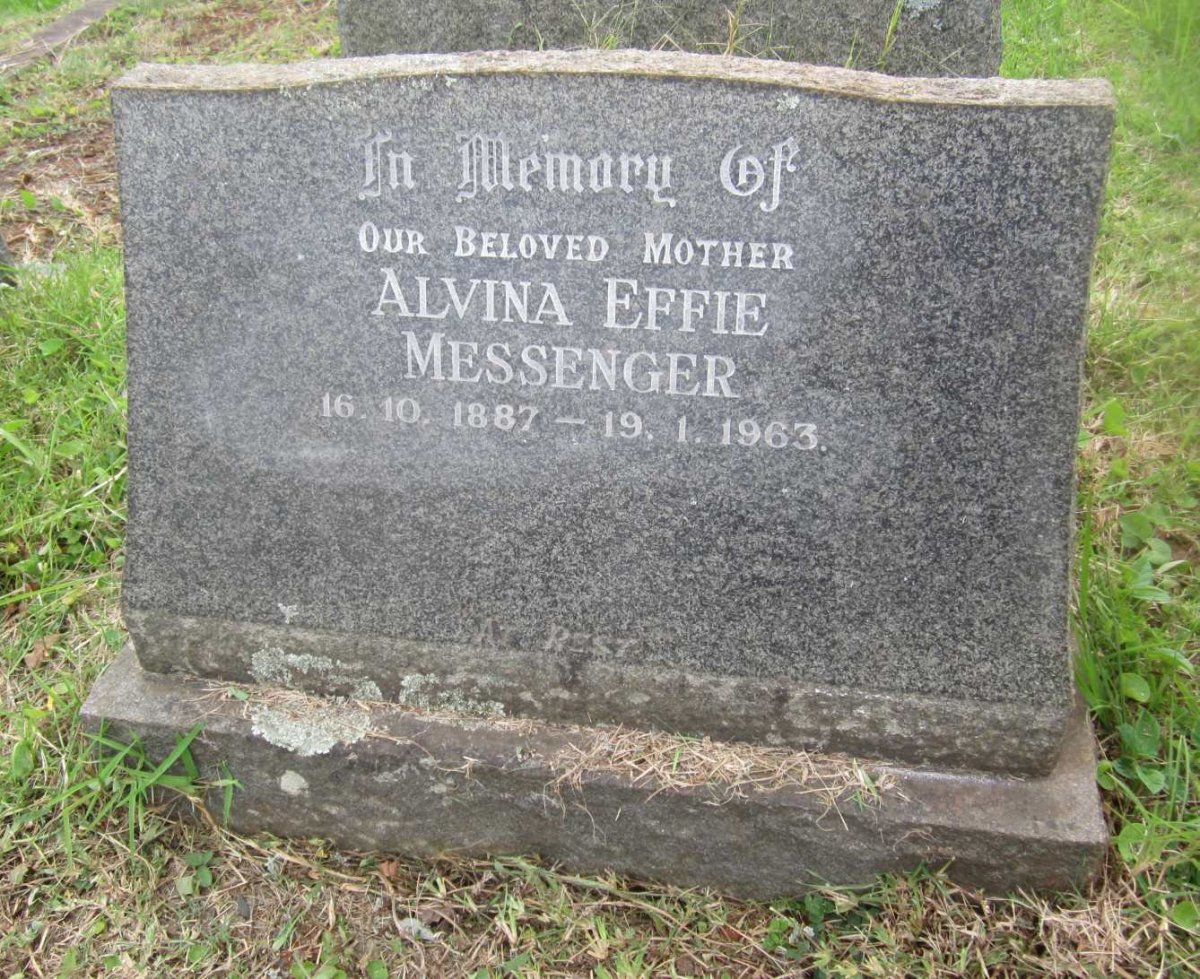 MESSENGER Alvina Effie 1887-1963