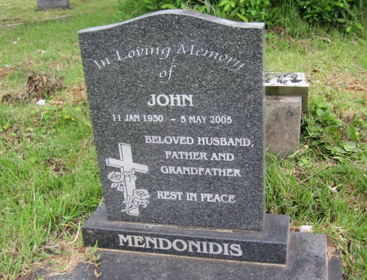 MENDONIDIS John 1930-2005