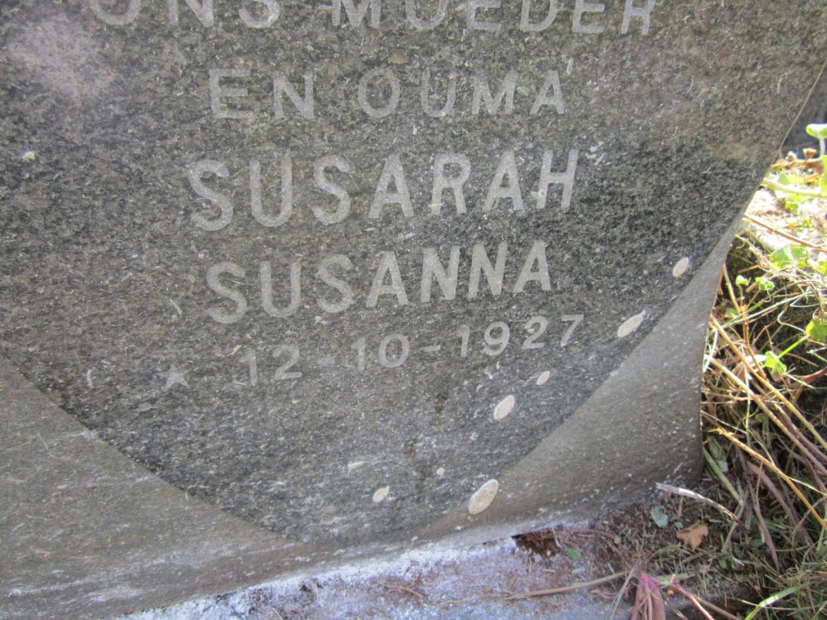 MEIRING Susarah Susanna 1927-