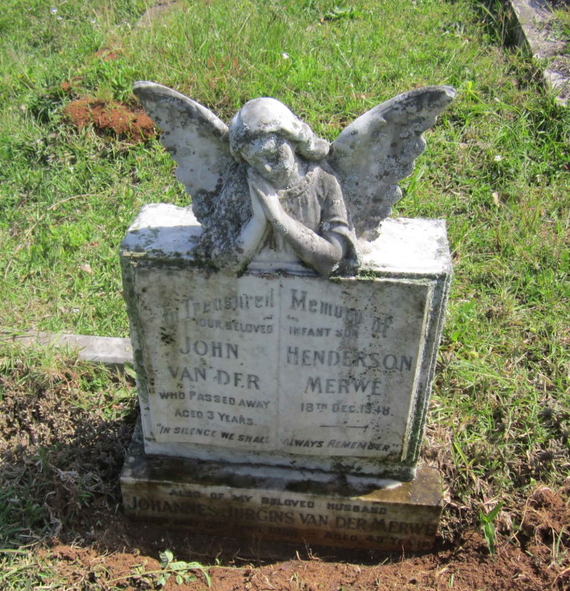 MERWE Johannes Jurgins -1958 :: MERWE John Henderson, van der -1948
