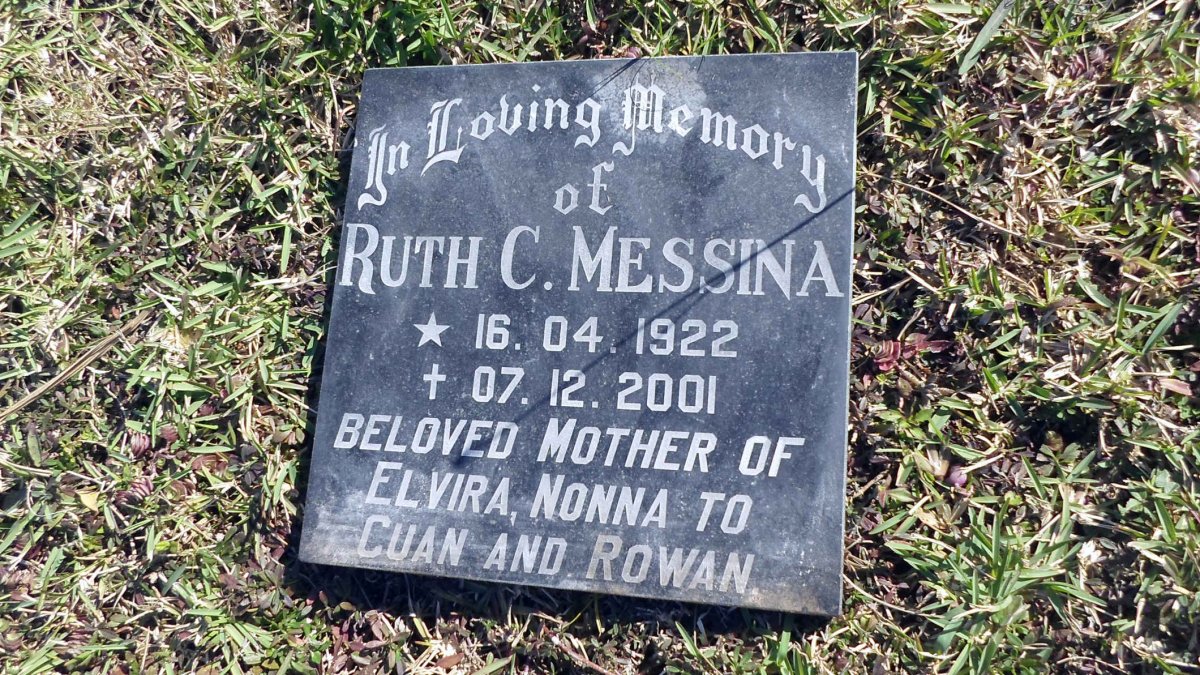  MESSINA Ruth C. 1922-2001
