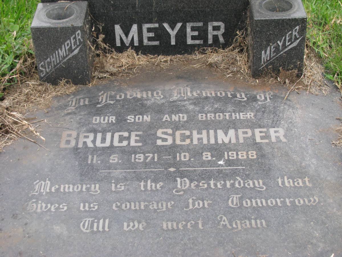 SCHIMPER Bruce 1971-1988