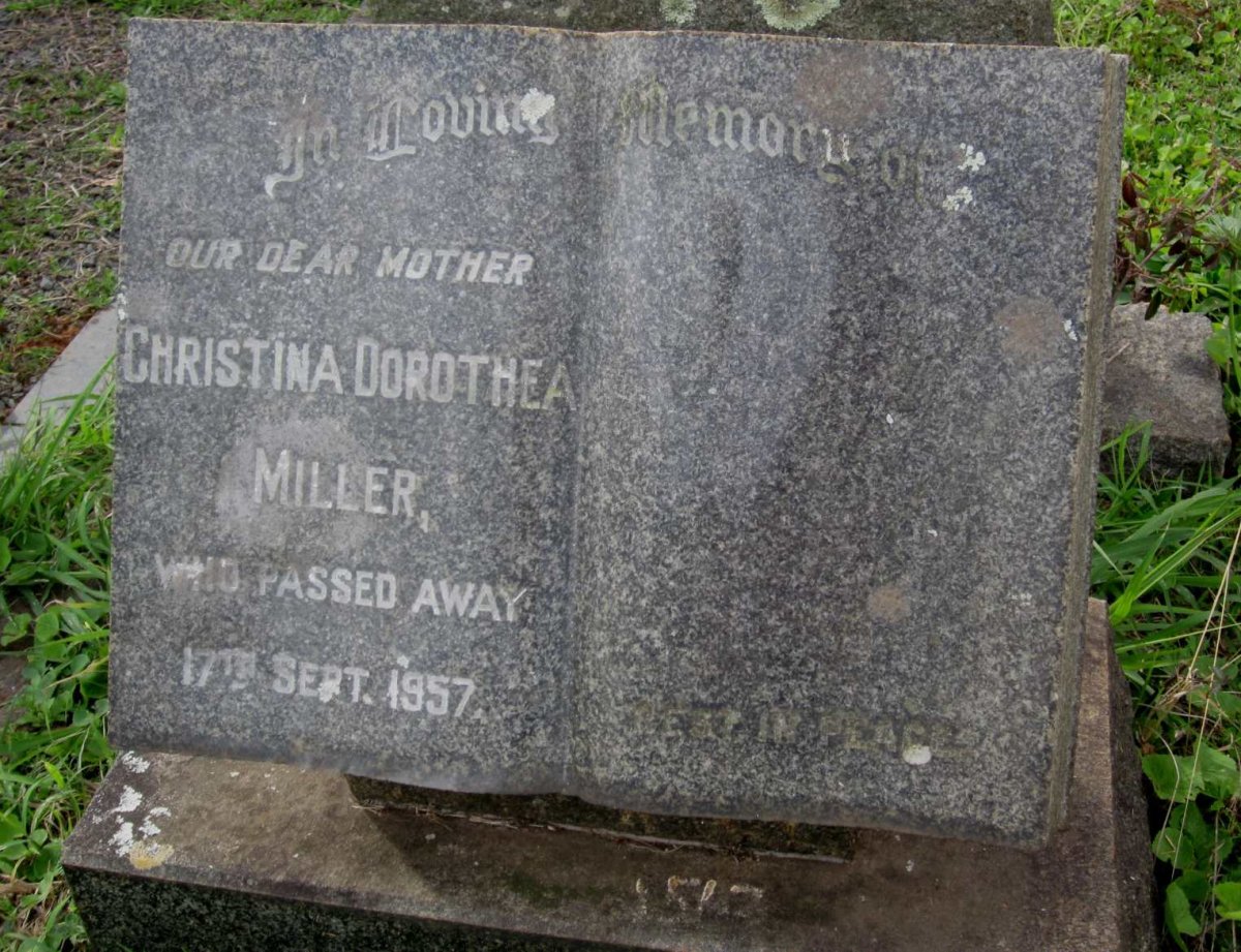 MILLER Christina Dorothea -1957