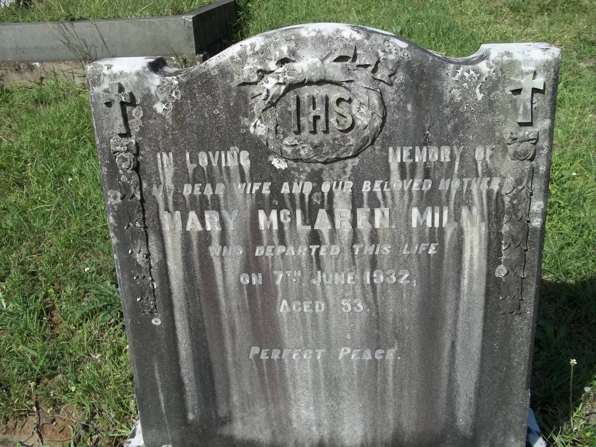 MILN Mary McLaren -1932