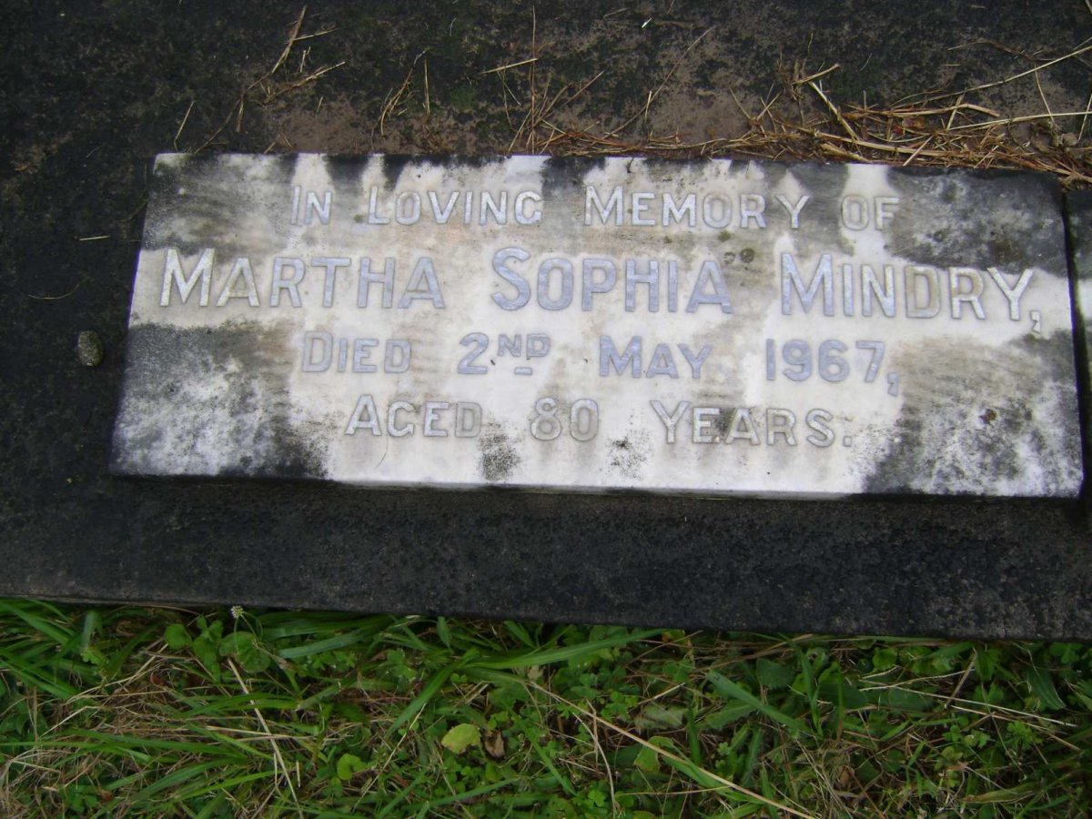 MINDRY Martha Sophia -1967