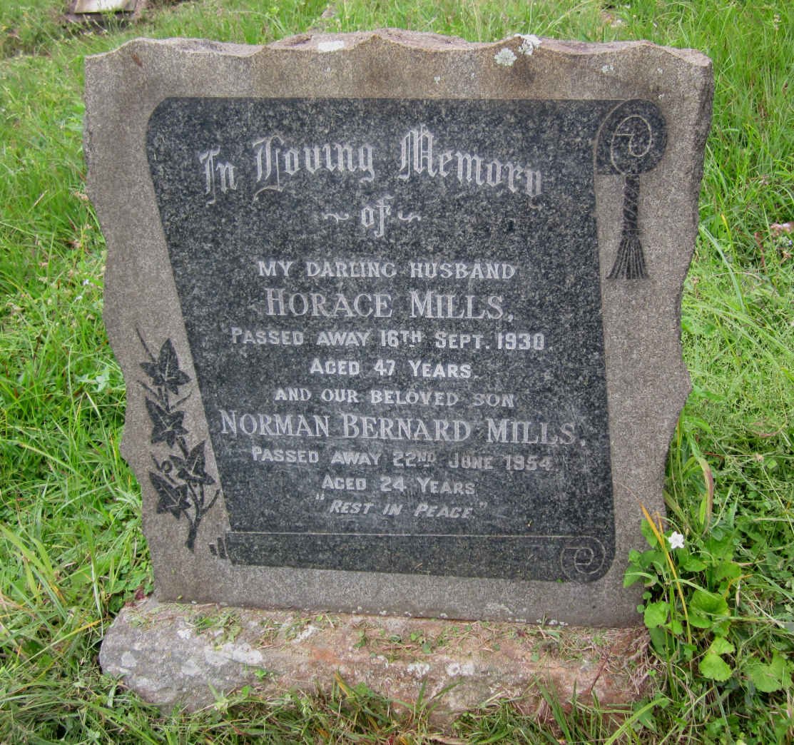 MILLS Horace -1930 :: MILLS Norman Bernard -1954