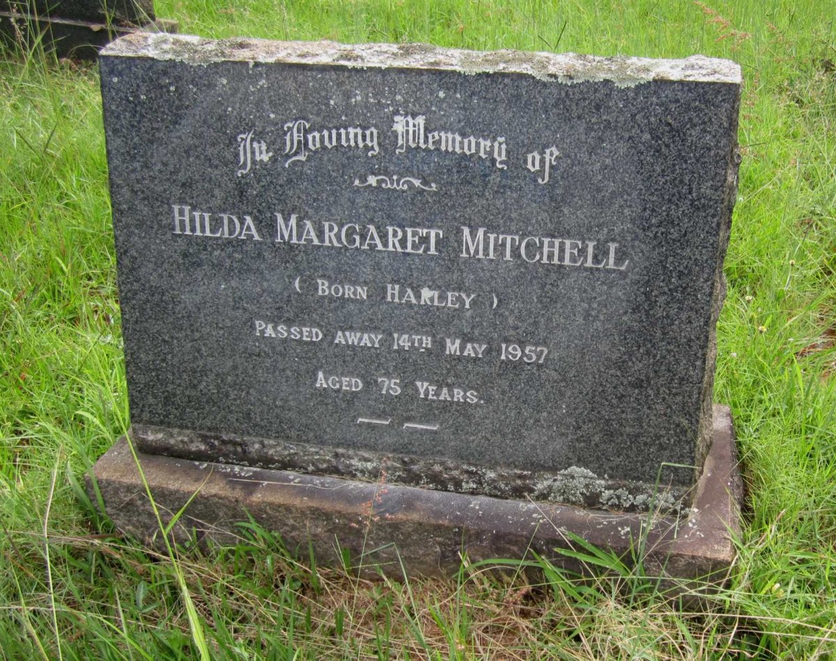 MITCHELL Hilda Margaret nee HARLEY -1957