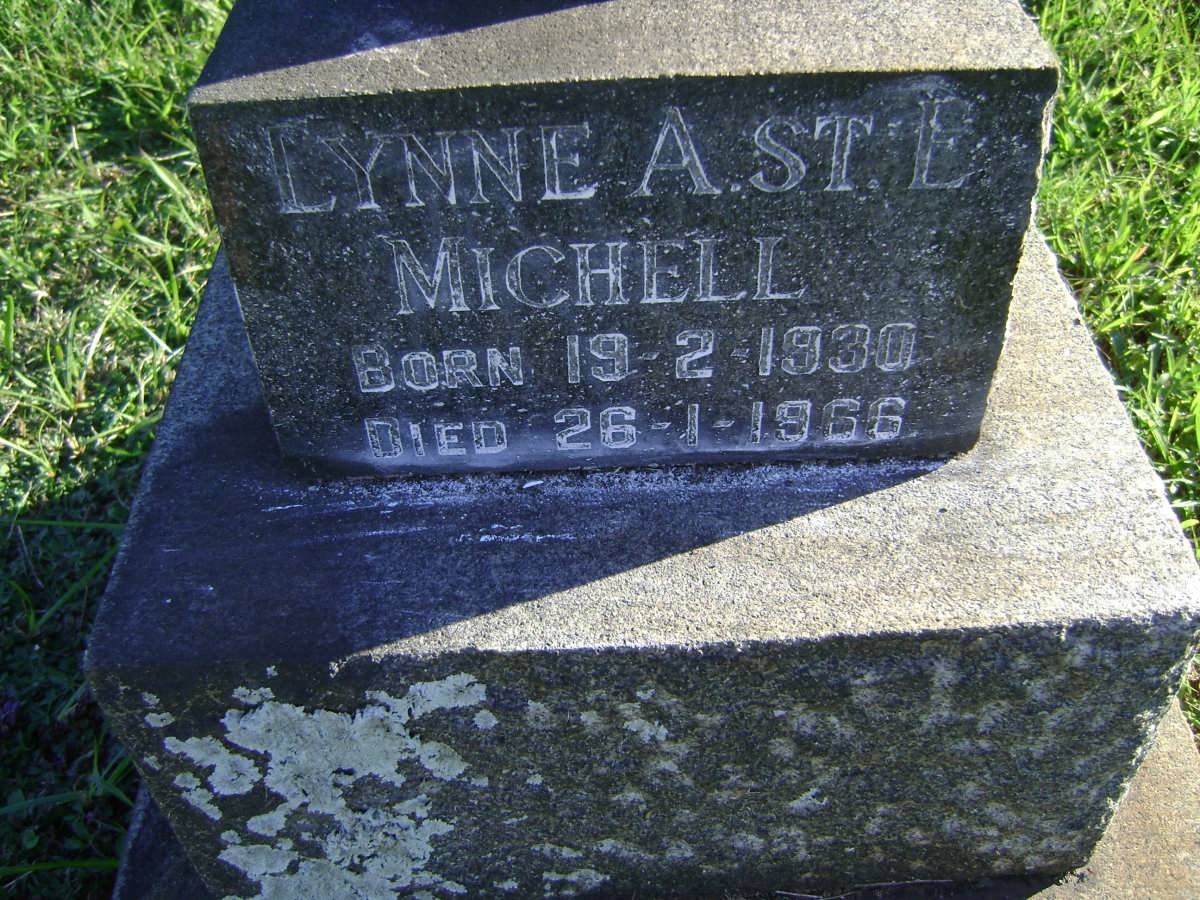 MICHELL Lynne A. St. E. 1930-1966