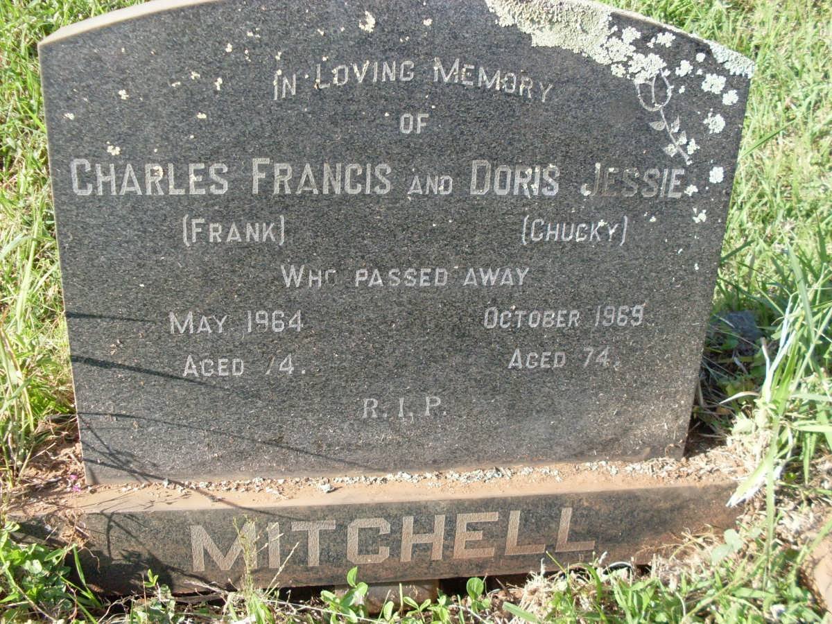 MITCHELL Charles Francis -1964 &amp; Doris Jessie -1969 :: MITCHELL Eric 1921-1979