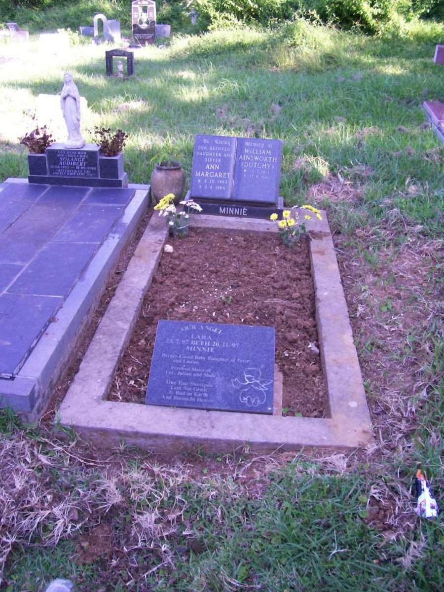 MINNIE William Ainsworth 1914-1981 :: MINNIE Ann Margaret 1963-1964 :: MINNIE Lara Beth 1997-1997
