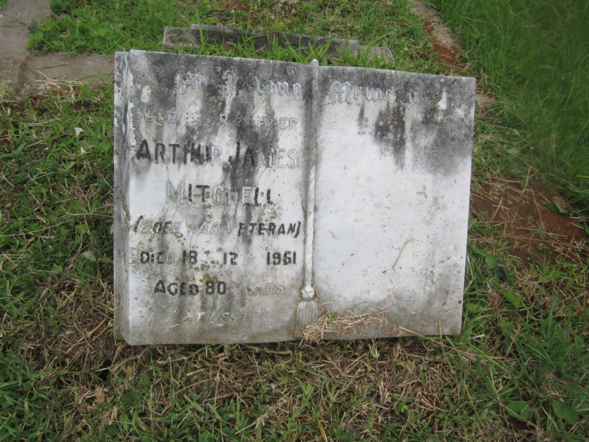 MITCHELL Arthur James   -1961