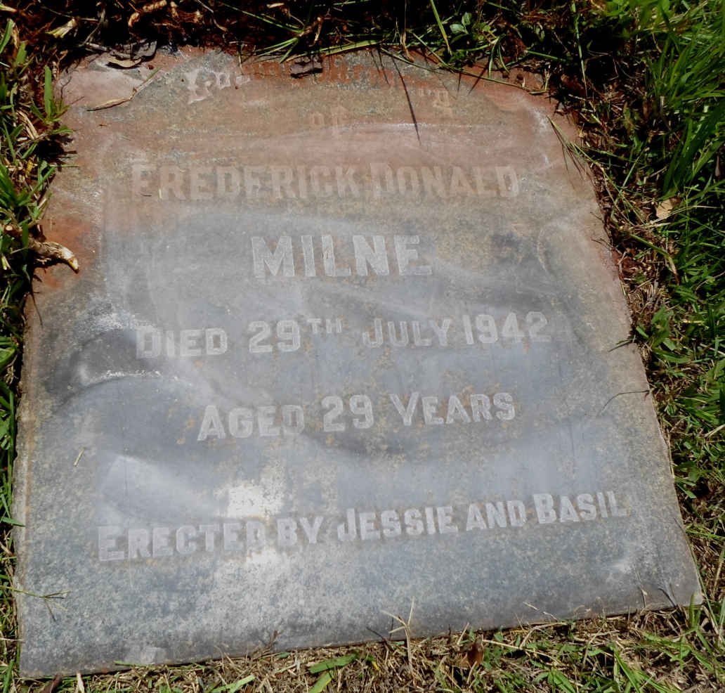 MILNE Frederick Donald -1942