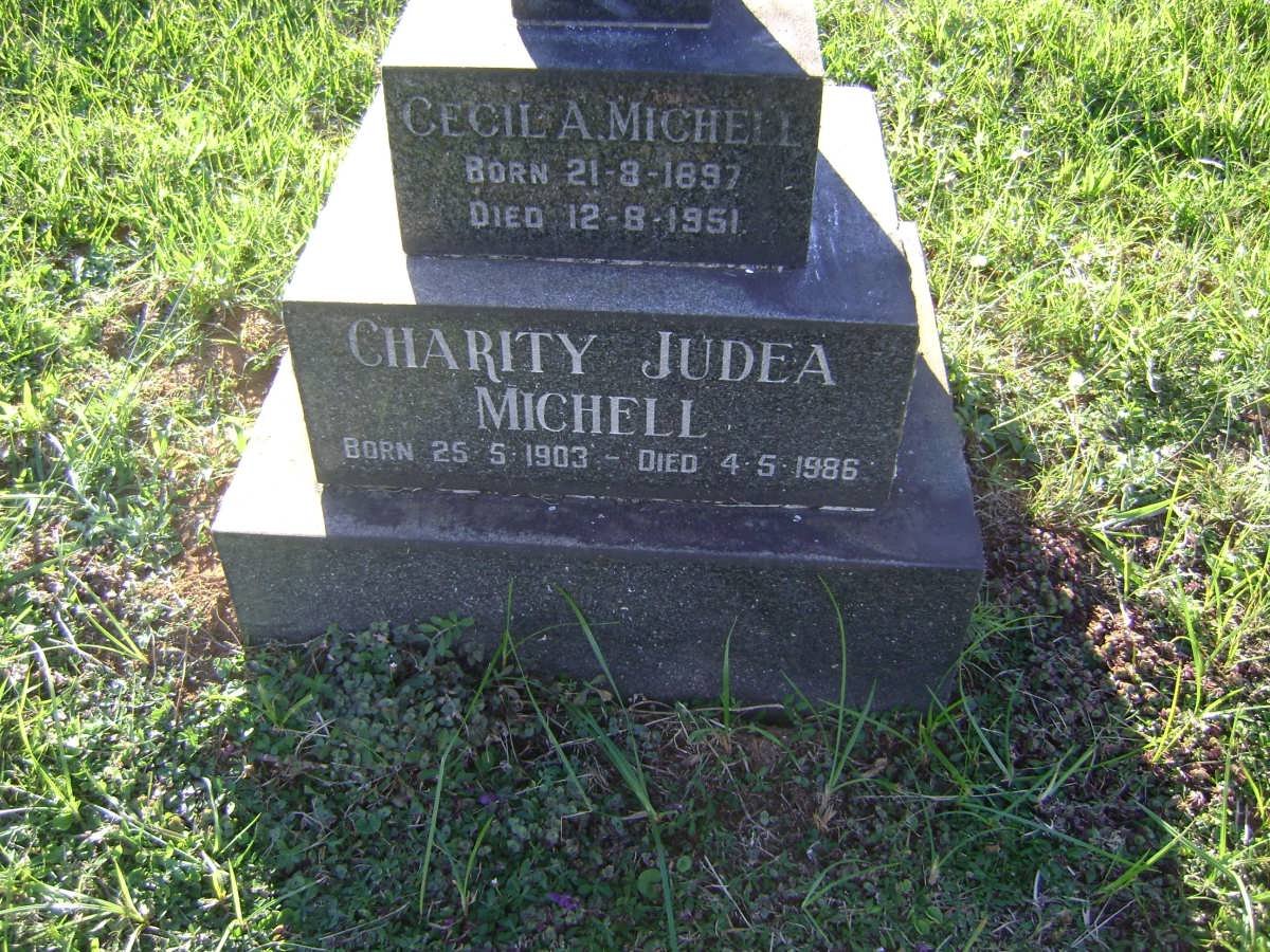 MICHELL Cecelia 1897-1951 :: MICHELL Charity Judea 1903-1986