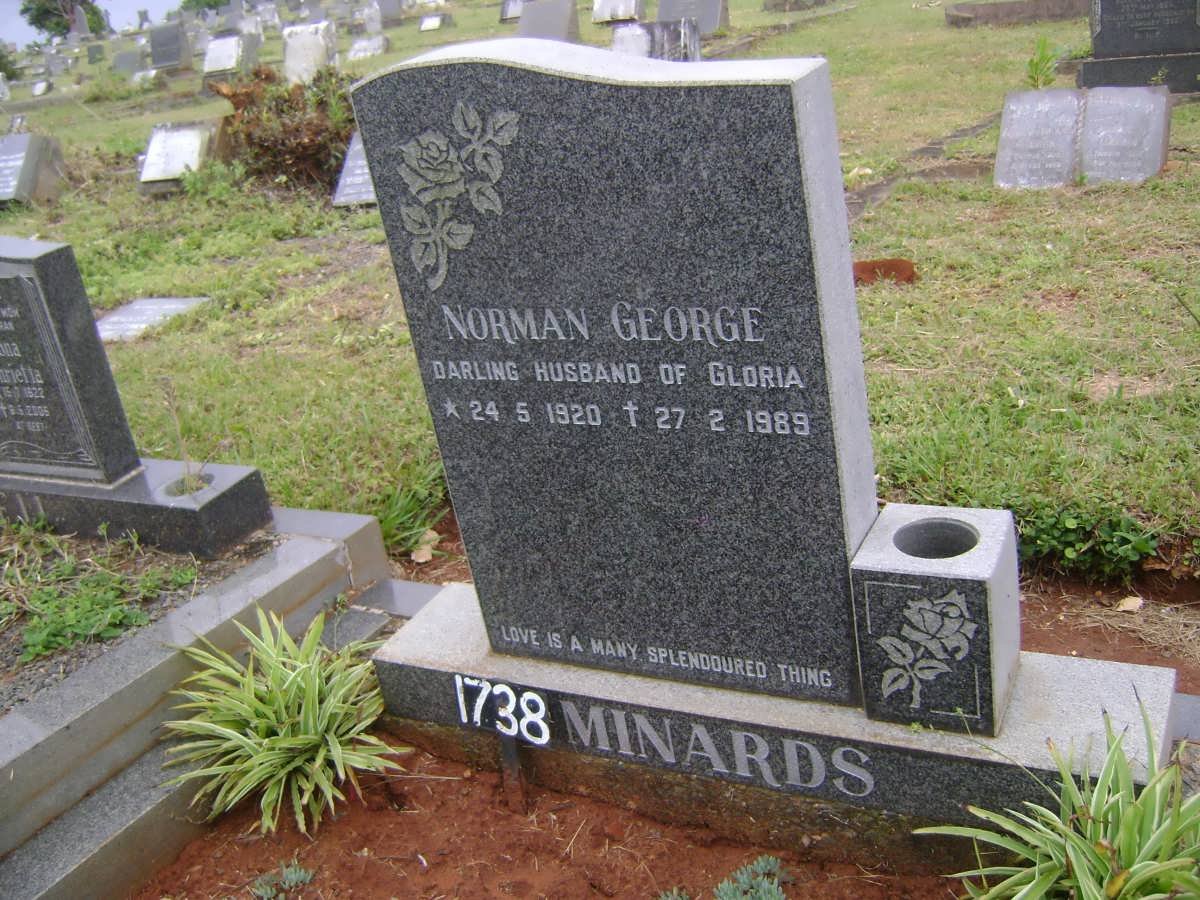 MINARDS Norman George 1920-1989