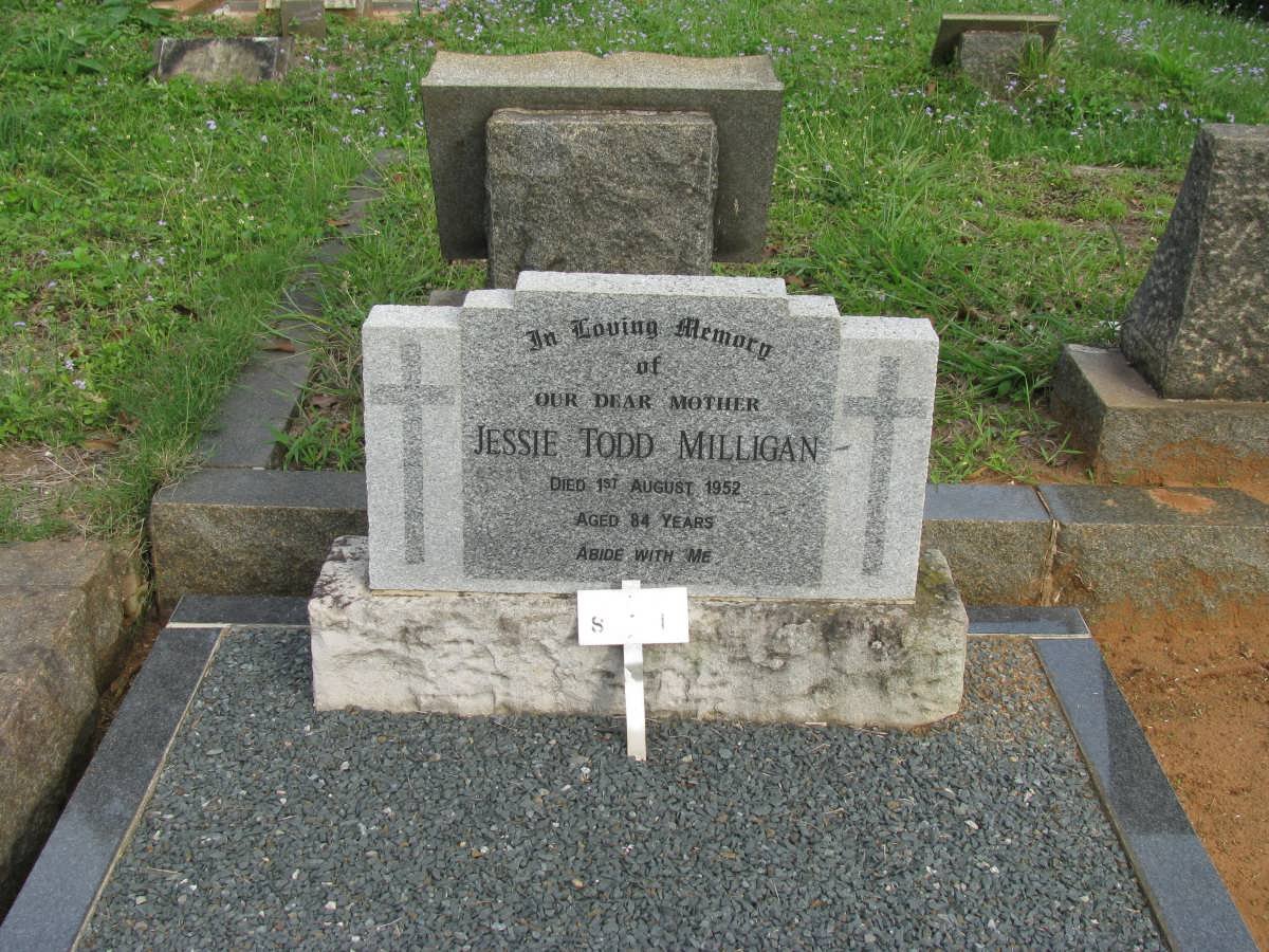 MILLIGAN Jessie Todd -1952