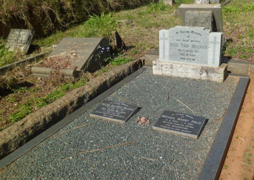 MILLIGAN Jessie Todd -1952 :: MILLIGAN William Dalrymple &amp; Una Eileen :: FIELD Michael Barry 1934-2001