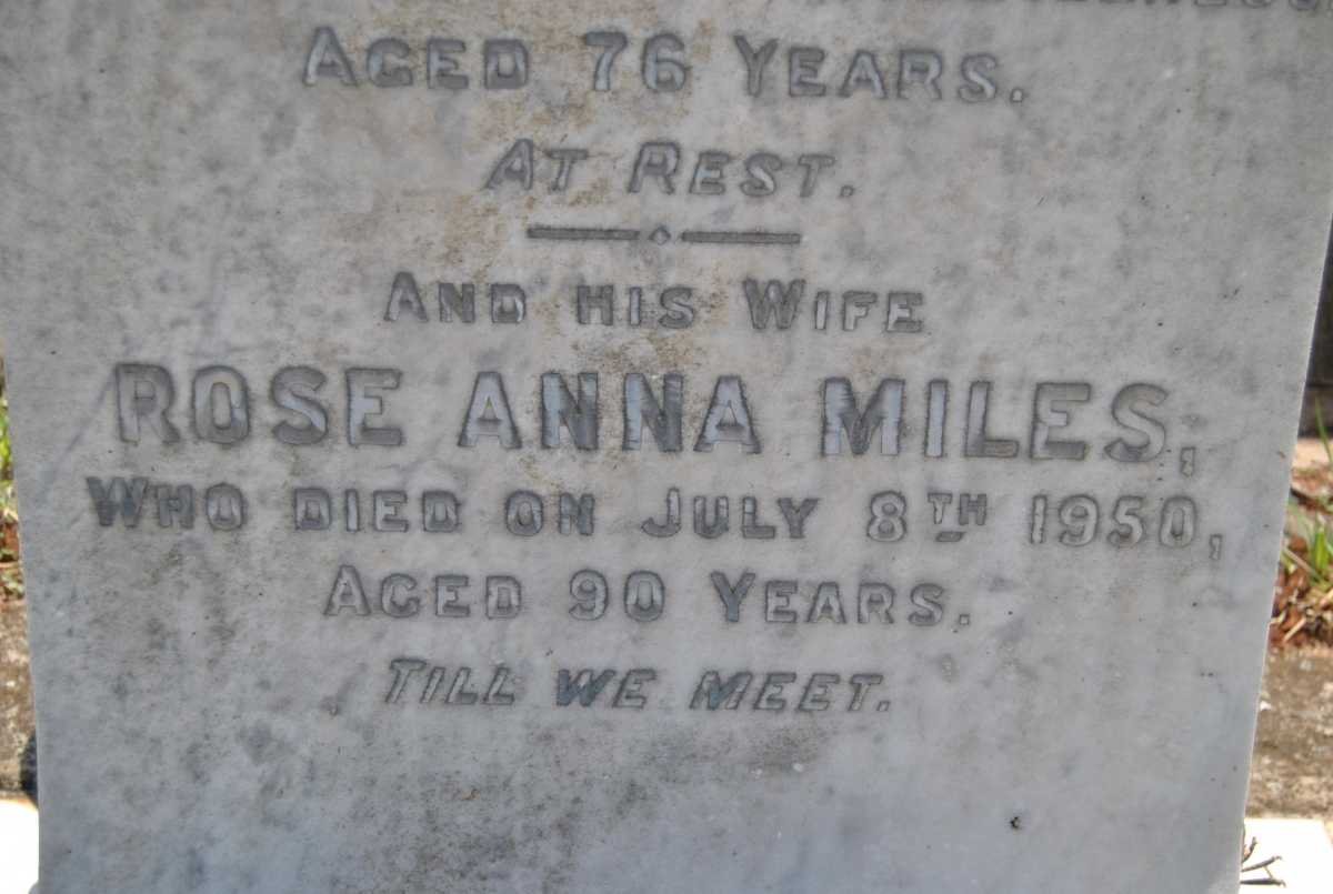 MILES Rose Anna -1950