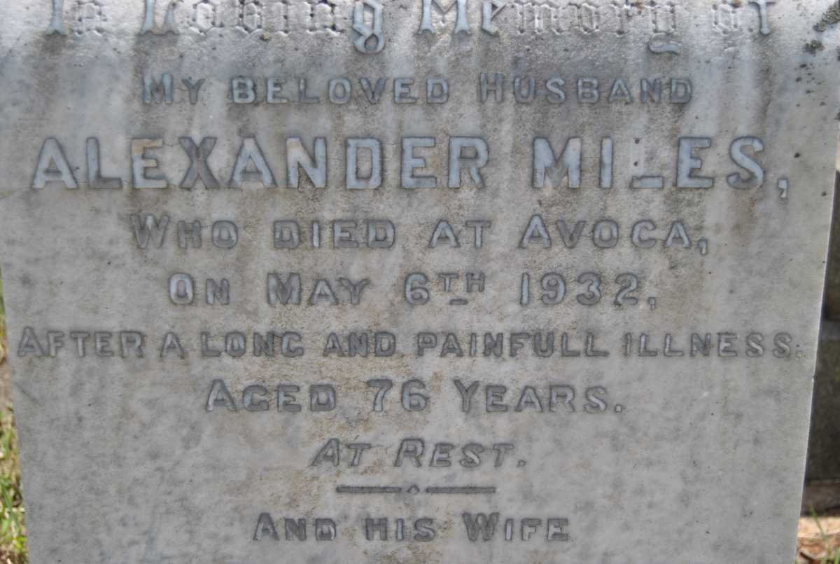 MILES Alexander -1932