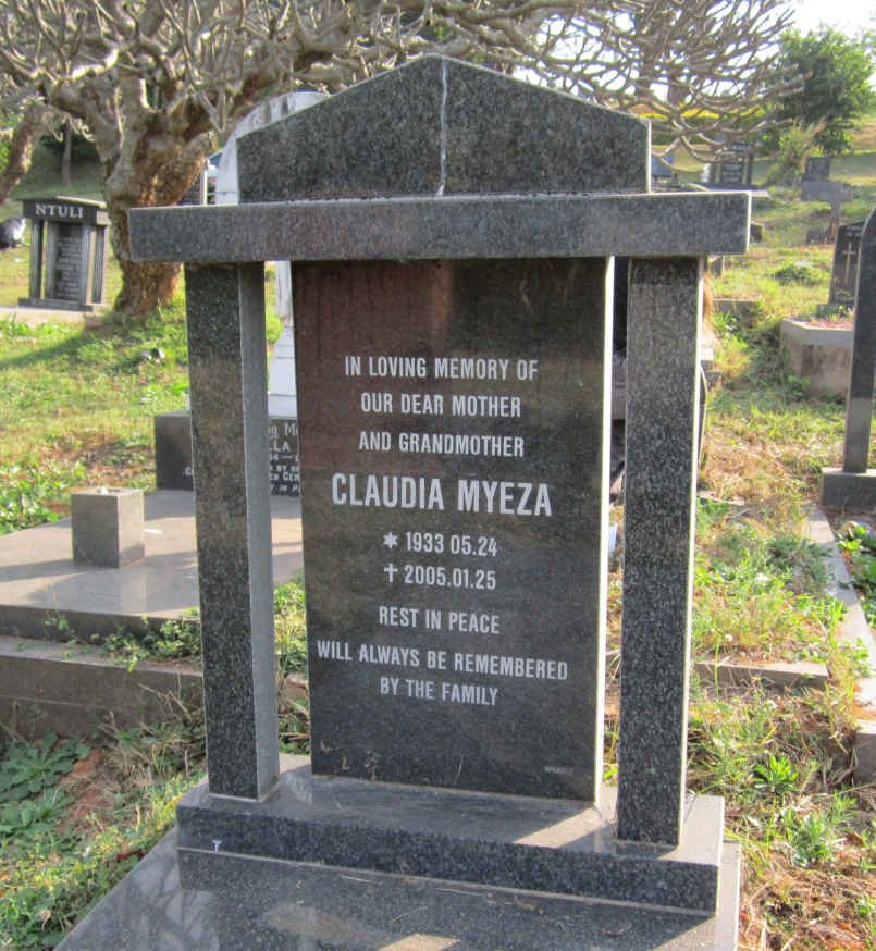 MYEZA Claudia 1933-2005