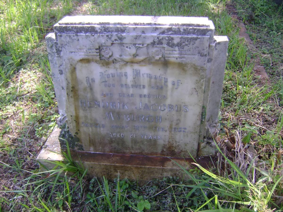 MYBURGH Hendrik Jacobus -1952