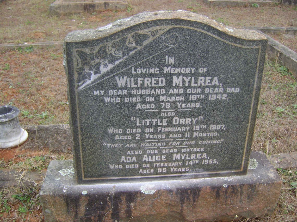 MYLREA Wilfred -1942 &amp; Ada Alice -1955 :: ? Orry -1907