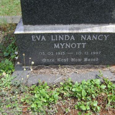 MYNOTT John 1903-1986 &amp; Eva Linda Nancy 1915-1997