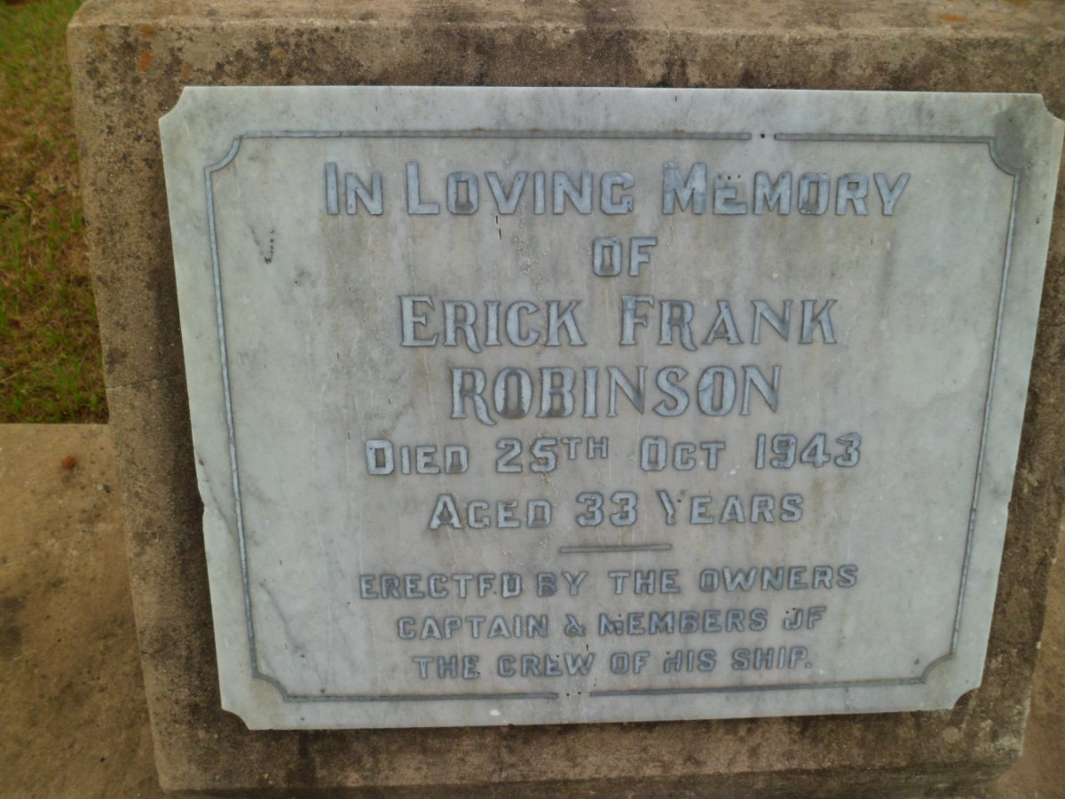 ROBINSON Erick Frank -1943