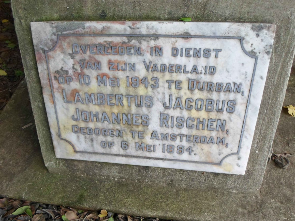 RISCHEN Lambertus Jacobus Johannes 1884-1943