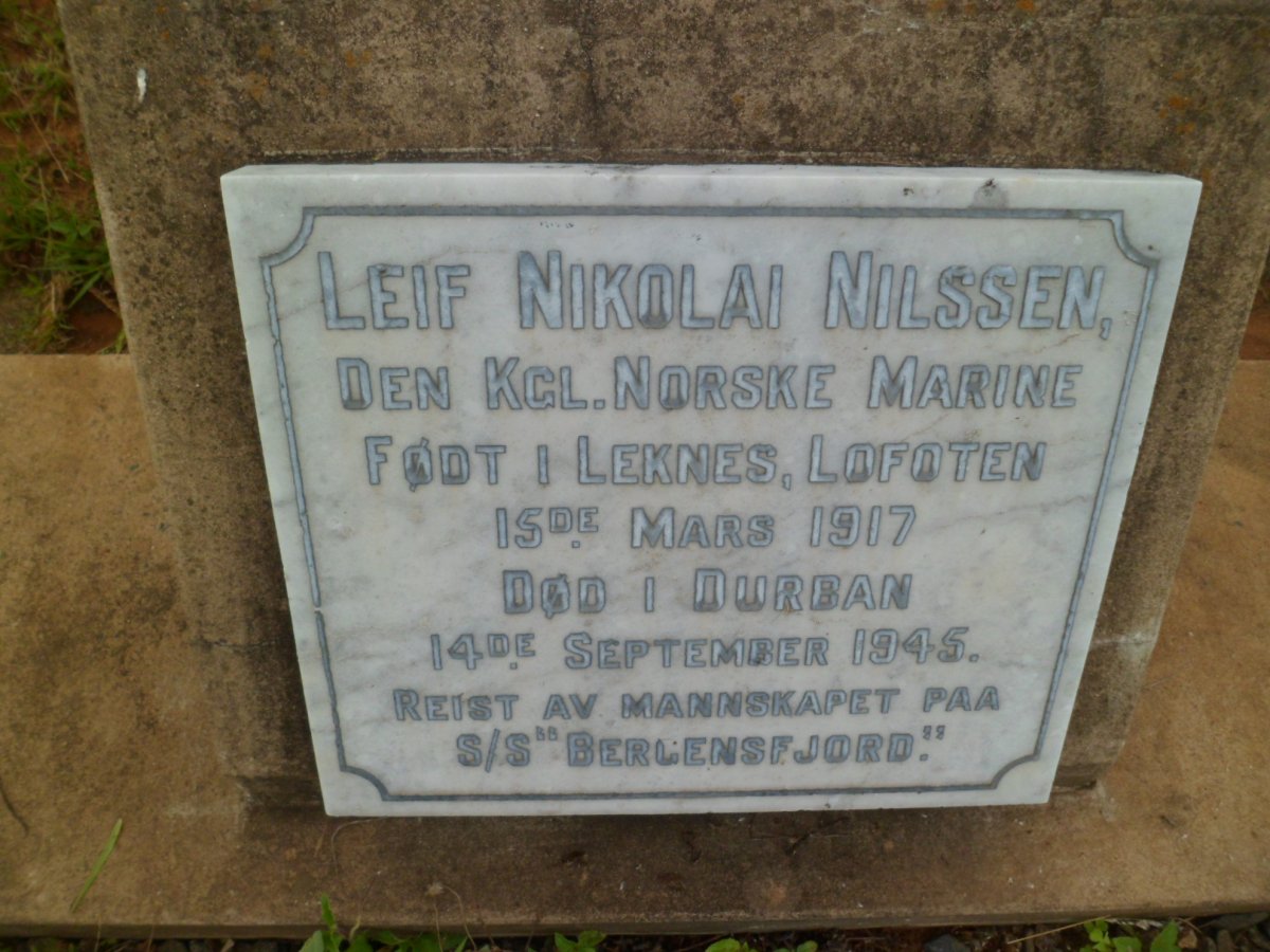 NILSSEN Leif Nikolai 1917-1945