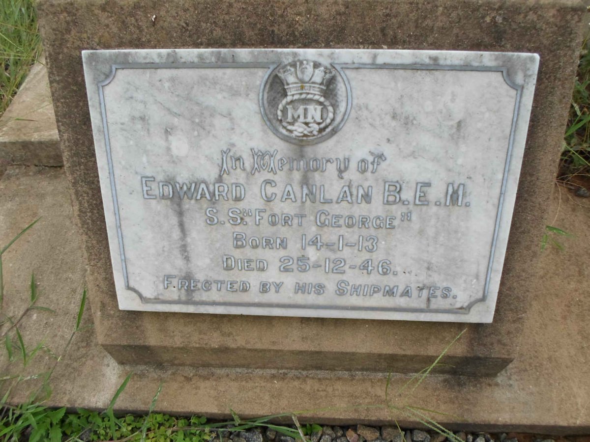 CANLAN Edward 1913-1946