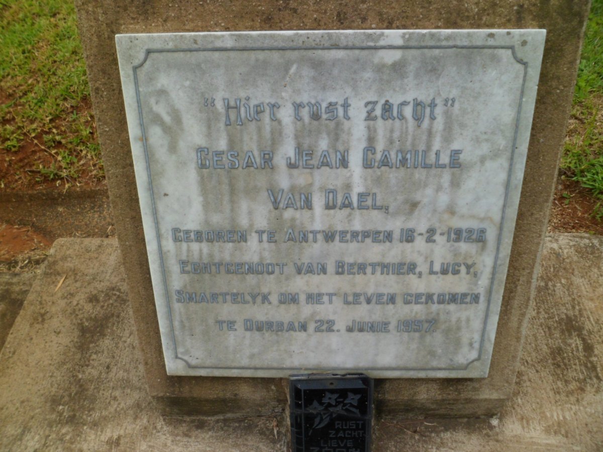 DAEL Cesar Jean Camille, van 1926-1957