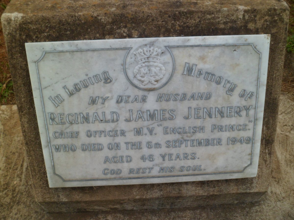 JENNERY Reginald James -1949