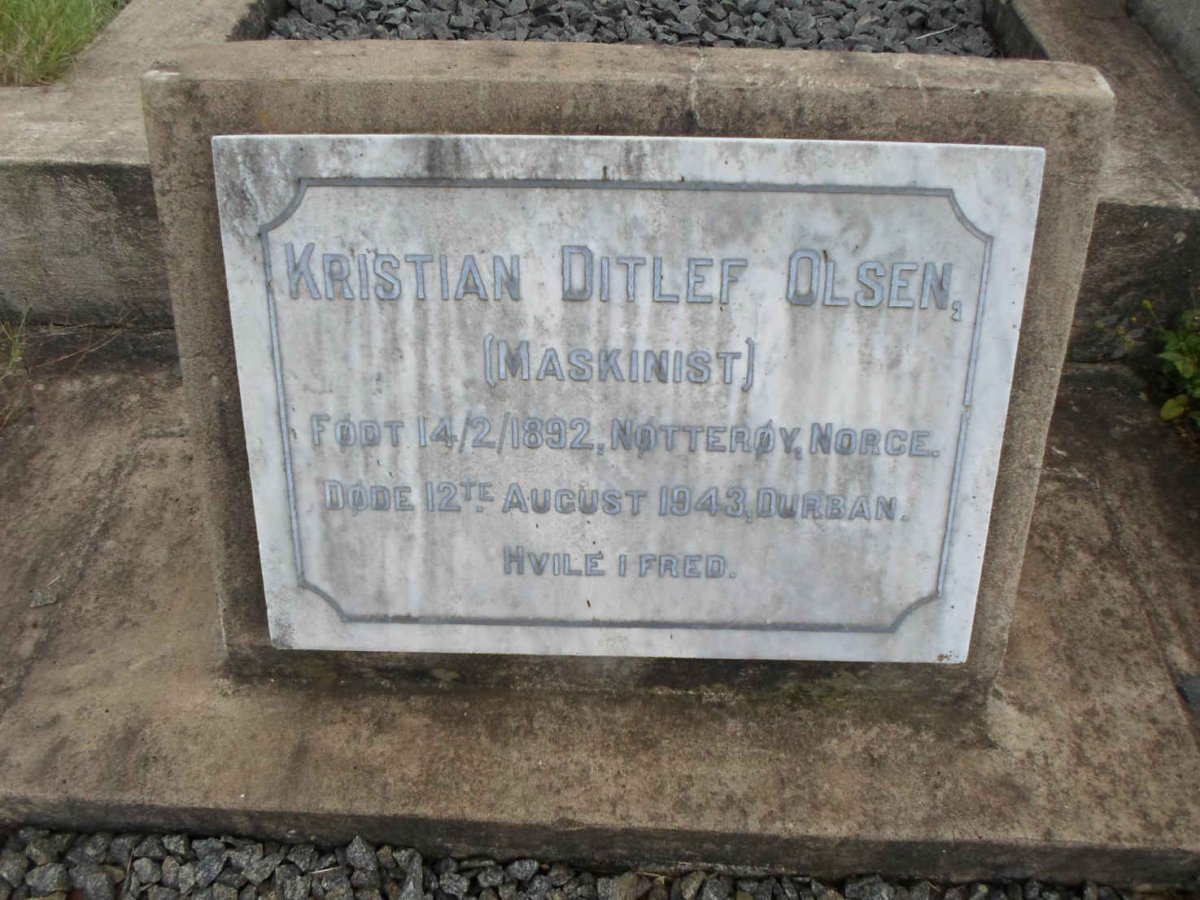 OLSEN Kristian Ditlef 1892-1943