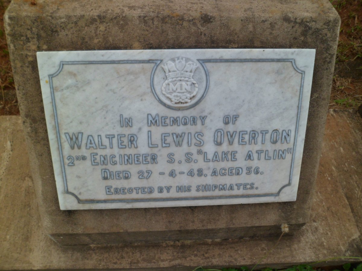 OVERTON Walter Lewis -1948