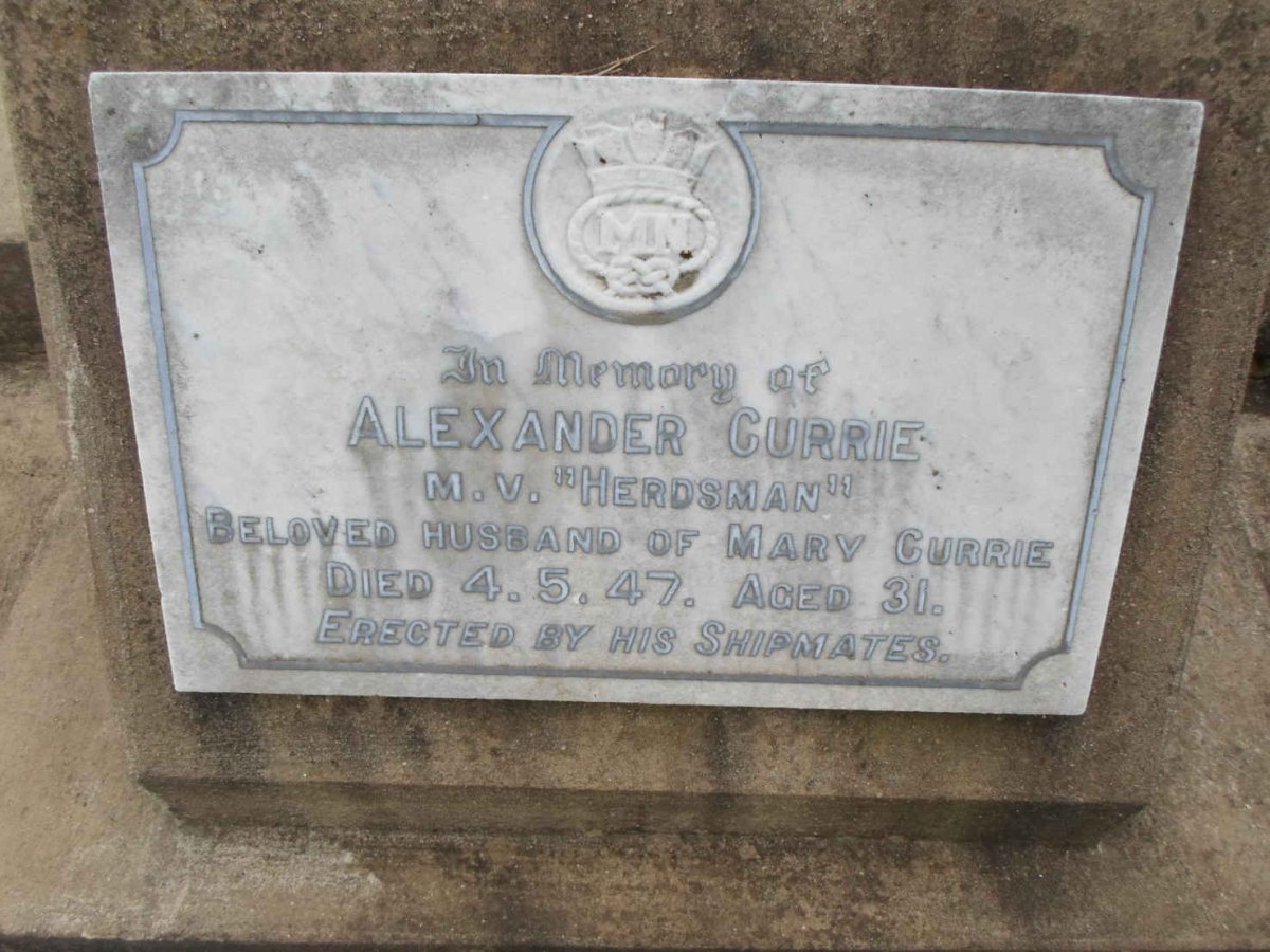 CURRIE Alexander -1947
